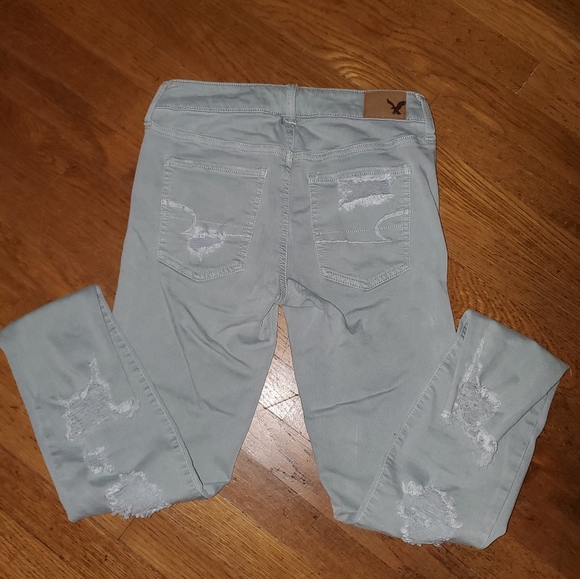 American Eagle Distressed Jeggings - Picture 7 of 11